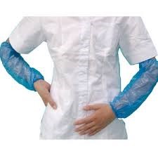 Mouwovertrek 20 x 40cm 30my blauw